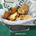 El cooksnap de Encar cuando hizo Patatas campesinas sin aceite - versión microondas.