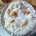 Mousumi Bhattacharjee's cooksnap of when they made Paneer ki kheer.