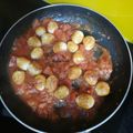 Cooksnap của Hoa khi họ làm theo món Trứng cút sốt cà chua