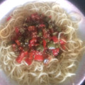 El cooksnap de Sergio Manero Mejias cuando hizo Espaguetis con salsa asiática de pimientos.
