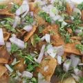 Saira Abdullah's cooksnap of when they made Chana chat.