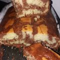 El cooksnap de Sandra Ledezma cuando hizo Bizcochuelo marmolado de naranja y chocolate.