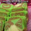 Cooksnap dari Lia Ariani untuk resep Bolu Zebra Pandan Coklat Tanpa Oven