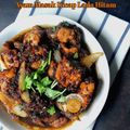 Cooksnap Dapur Yusfarisyia semasa beliau membuat Ayam Masak Kicap Lada Hitam.