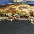 El cooksnap de Gi Cardarelli cuando hizo Tarta de Pollo.