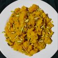 Dhara Taank's cooksnap of when they made Moong Daal Halwa.