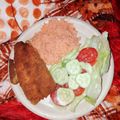 El cooksnap de Rosa Isela cuando hizo Pollo relleno con sopa de arroz.
