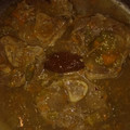 El cooksnap de Xochitl Edrehira N cuando hizo Codillo o chambarete de cerdo entomatado (tomate verde).