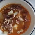 El cooksnap de Primi cuando hizo Alubias blancas con oreja y chorizo.