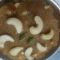 Meena Mathur's cooksnap of when they made Suji ka halwa.