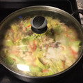 Cristina Carlson's cooksnap of when they made Simple Creamy Macaroni Soup (Sopas).