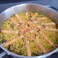 El cooksnap de Becky cuando hizo Arroz con cigalitas.