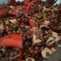Cooksnap από Athina στη συνταγή Φακές σαλάτα με ντομάτα, κρεμμύδι, φέτα και άνηθο
