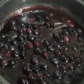 El cooksnap de Albita C. R. cuando hizo Bizcocho de yogur con salsa de arándanos.