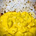 El cooksnap de Elena Zornoza cuando hizo Pollo al curry con arroz.