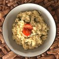 El cooksnap de Dos Rombos en la Cocina cuando hizo Risotto de verduras.