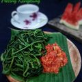 Cooksnap dari Dapoer Sarie untuk resep Sambal Plecing Kangkung