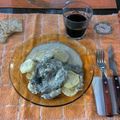 El cooksnap de Nelba Saracho cuando hizo Colita de cuadril al verdeo con papas al horno (tres cocciones).