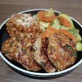 El cooksnap de Maine Santillán cuando hizo Hamburguesas de res con manzana y zanahoria.