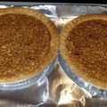 Mrs. Bell 's cooksnap of when they made Nanny`s pecan pie.