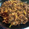 El cooksnap de Silvia Arciga cuando hizo Pinchos de carne al pastor en freidora de aire.