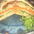 El cooksnap de Sofia cuando hizo Torre de panqueques vegetariana y multicolor 💜👌.