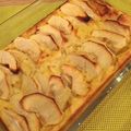 Kanako's cooksnap of when they made Apple Clafouti.