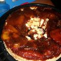 El cooksnap de Nathy Urquiza cuando hizo Torta invertida de manzana.