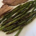 El cooksnap de Olga Serrano cuando hizo Espárragos verdes a la plancha con limón.