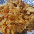 Hina Ibrahim's cooksnap of when they made Spicy Spaghetti.