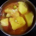 Rinki5 का कुकस्नैप जब उन्होंने आलू मटर और टमाटर की सब्जी (aloo matar aur tamatar ki sabzi recipe in Hindi) बनाया था।