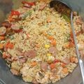 Cooksnap mizi semasa beliau membuat Nasi goreng simple.