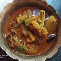 Kakali Chakraborty's cooksnap of when they made সবজি দিয়ে ঝোল (sabji diye jhol recipe in Bengali).