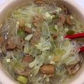 El cooksnap de Amancay cuando hizo Sopa de fideos de arroz estilo oriental (muy suave).