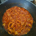 El cooksnap de Meli Duran cuando hizo Jibia en salsa de Almería.