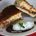 El cooksnap de Esteban Alba cuando hizo Tarta de coco y dulce de leche (en procesadora).