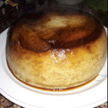 El cooksnap de milki cuando hizo Flan de plátanos con galletas en microondas.