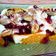 El cooksnap de "cocinar con jorgette" cuando hizo Requesón con pistachos, nueces y sirope de fresas.