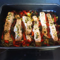 El cooksnap de Jose Peso cuando hizo Salmón al horno con patatas panaderas.
