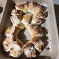 El cooksnap de gustavo suarez cuando hizo Rosca de chicharrones uruguaya, hecha en casa, amasada a mano.