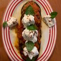 Cooksnap από Δημήτρης Αναστασιάδης στη συνταγή Ψητές μελιτζάνες με σάλτσα ντομάτας και γιαούρτι