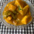 fatima khan का कुकस्नैप जब उन्होंने बेसन वाली शिमला मिर्च आलू (besan wali shimla mirch aloo recipe i बनाया था।