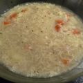 El cooksnap de Emilse Vazquez cuando hizo Sopa de cabello de ángel y pollo.