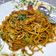 Cooksnap Ain Mohd Kitchen semasa beliau membuat Mee Goreng.