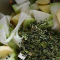 Vibha Seni का कुकस्नैप जब उन्होंने घिया चना दाल (ghiya chana dal recipe in Hindi) बनाया था।