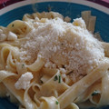 El cooksnap de Yirkash cuando hizo Fetuccini Salsa Alfredo.