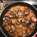 El cooksnap de Guillermo N cuando hizo Almejas a la marinera.