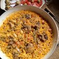 El cooksnap de Carmen Conejo Mico cuando hizo Paella a la leña.