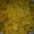 Mani Dhamechai का कुकस्नैप जब उन्होंने फ्राइड राइस (Fried Rice Recipe In Hindi) बनाया था।