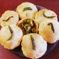 Neelam Agrawal's cooksnap of when they made Luchi aloo Dom (Puri and dum aloo).
